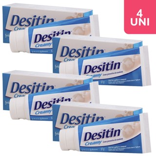 Kit 04 Unidades Desitin Proteção Diária Creamy Creme Preventivo De Assaduras Creamy, 57G