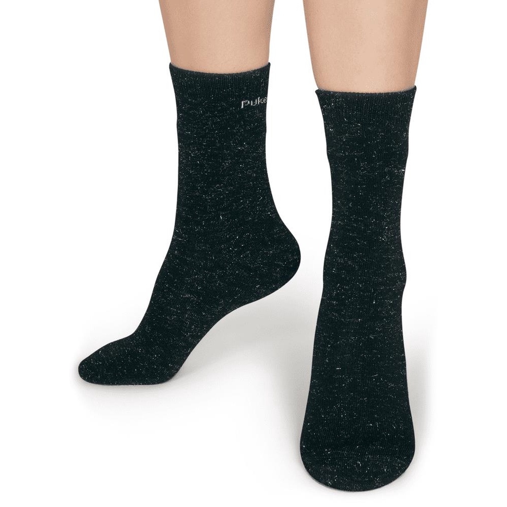 Meia Menina Soquete Cano Médio Lurex - Puket