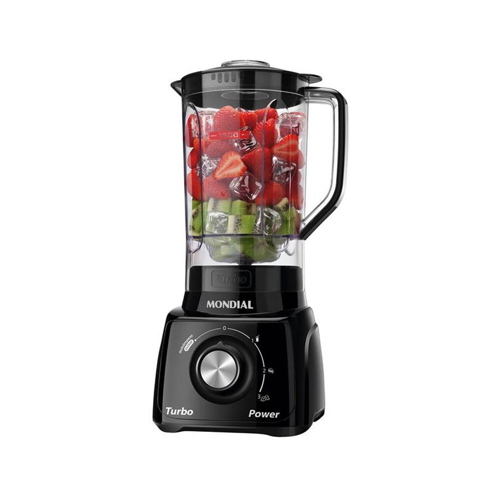 Liquidificador Mondial Turbo Power L-99 FB 2.2 Litros com Filtro 3 Velocidades 500W em Oferta na Shopee
