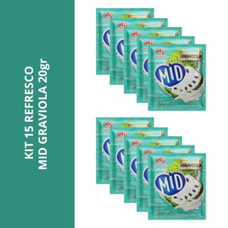 Kit 15 Refresco Mid Graviola 20Gr