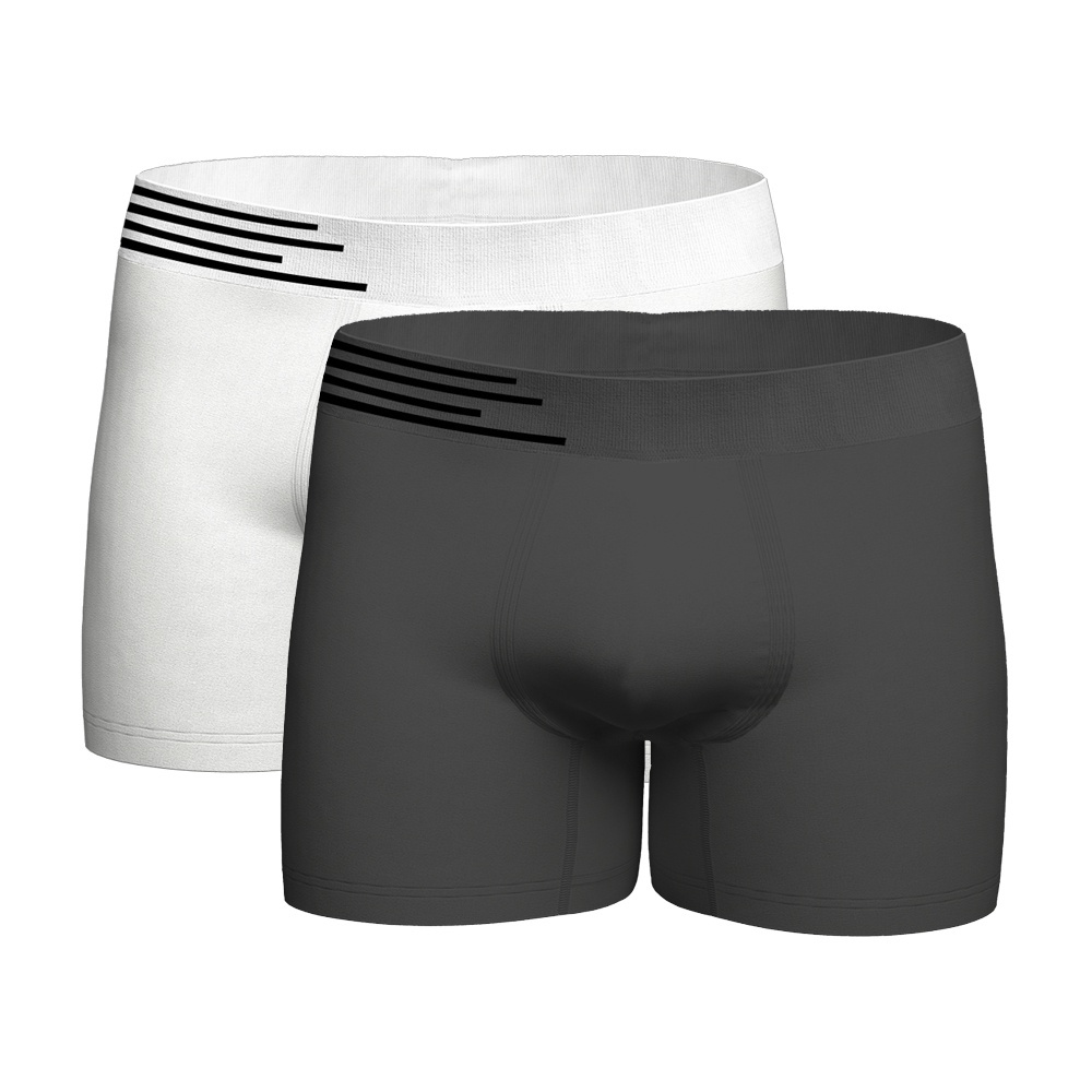 Kit Com 2 Cuecas Boxer Microfibra Up Underwear 436 Sortido em Oferta na Shopee