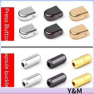 ✨Fecho de corrente elástico sapatos de metal com fechadura preguiçoso Acessórios de cadarço sem cadarço YM06 cápsula