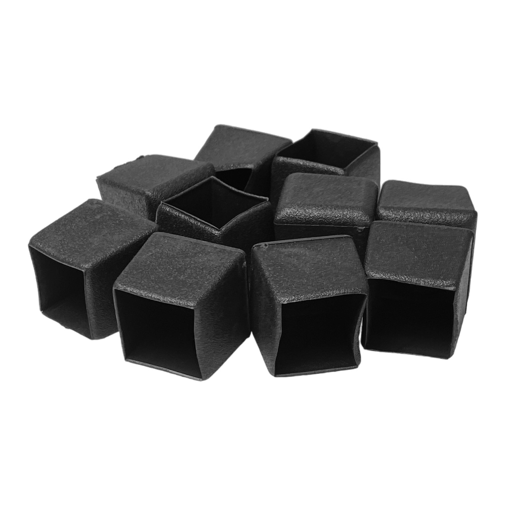 Ponteira Pézinho Pé Cadeira Externa Quadrada 20x20mm 32un em Oferta na Shopee