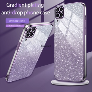 Caixa Para Capinha Samsung Galaxy A12 A22 S22 Ultra S20 FE M12 M32 M22 F22 Glitter Transparente Brilhante Telefone KZ em Oferta na Shopee