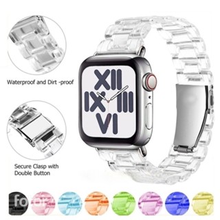 Pulseira de Resina transparente Compativel para Apple Watch, Smartwatch Seire 8 7 6 5 4 se 38/40/41/42/44/45/49mm