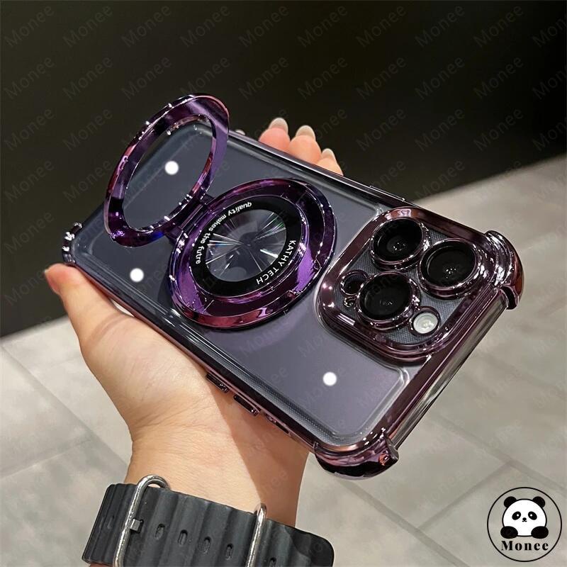 Porta-Anel Magnético Tampa De Case Capa Capinha De Celular Para iPhone 16 11 12 13 14 15 Pro Max Plus X XS Max XR — imagem 2 de 2
