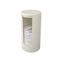 Porta Algodão Em Discos Suporte Organizador c/ Tampa Limpeza De Pele