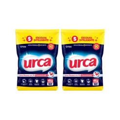 Kit 2 Lava Roupas Pó Urca Concentrado Sache - 4kg