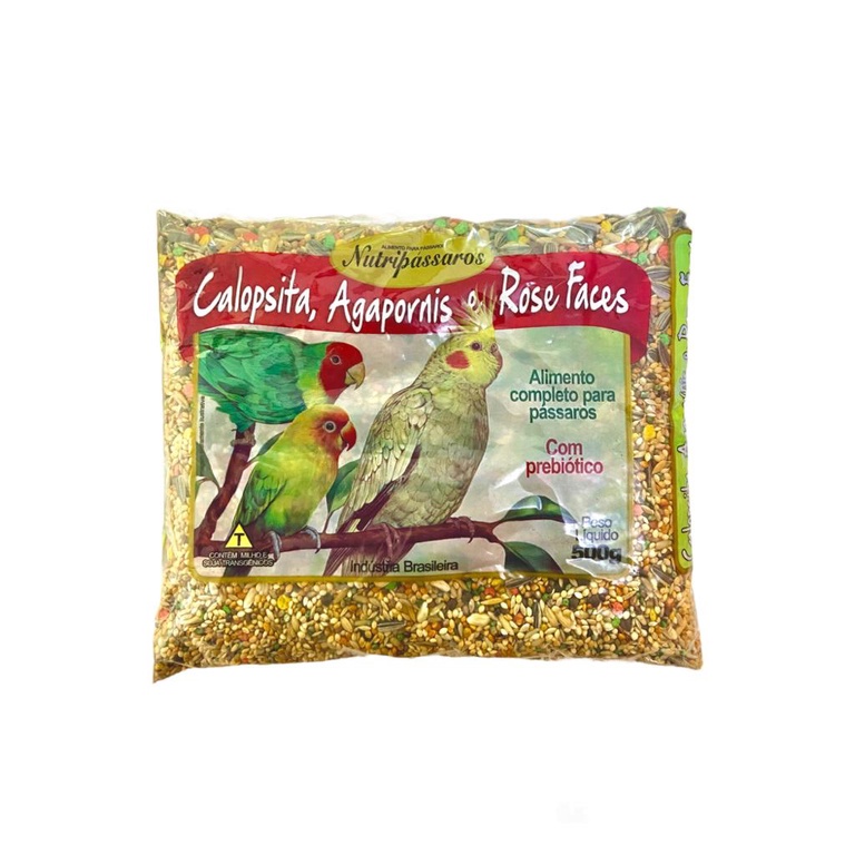 Mistura Calopsita Agapornes e Rose Faces | BuscaProdutos