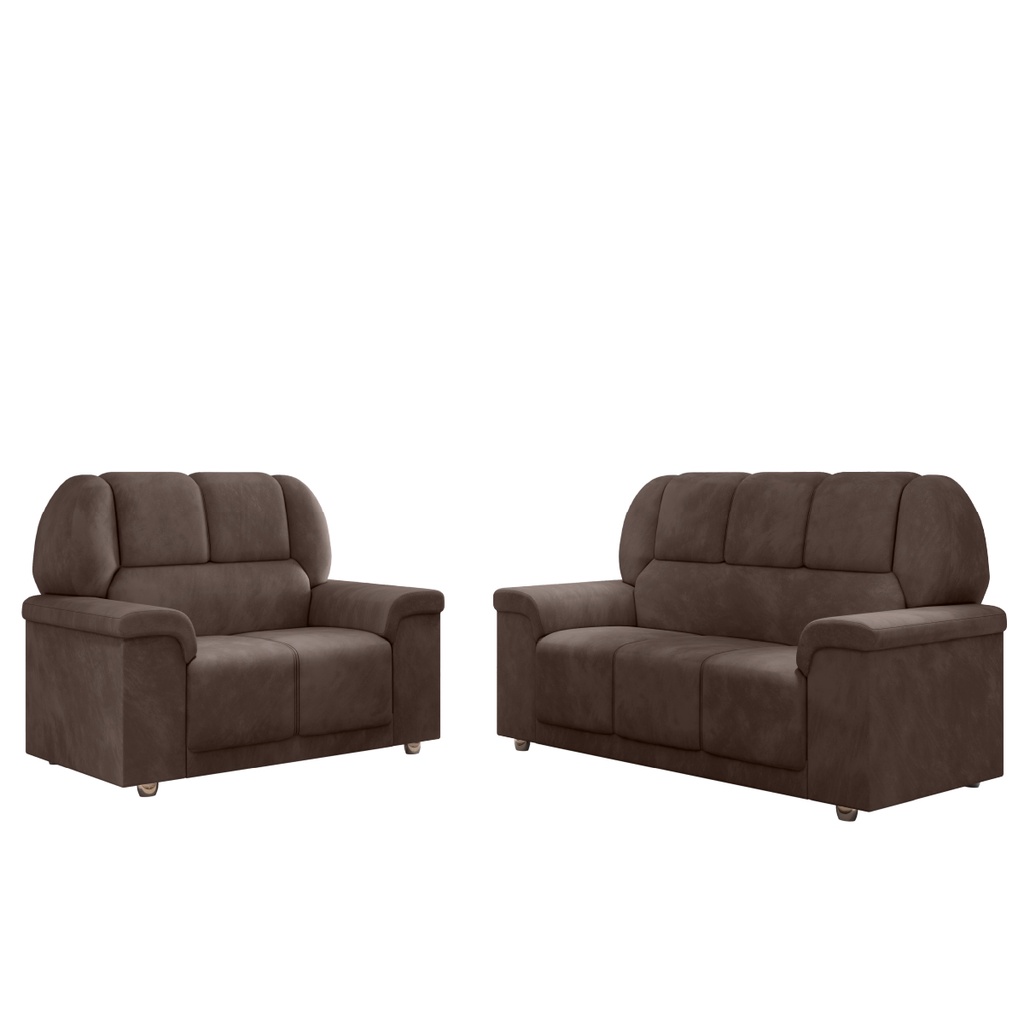 Sofá 2 E 3 Lugares Turin Suede Flash Estofados - Home & Living