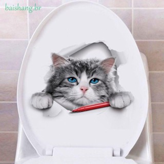 BAISHANG Decalque De Parede Para Gatos , Adesivo Higiênico 3D Bonitos , Múltiplos Estilos À Prova D