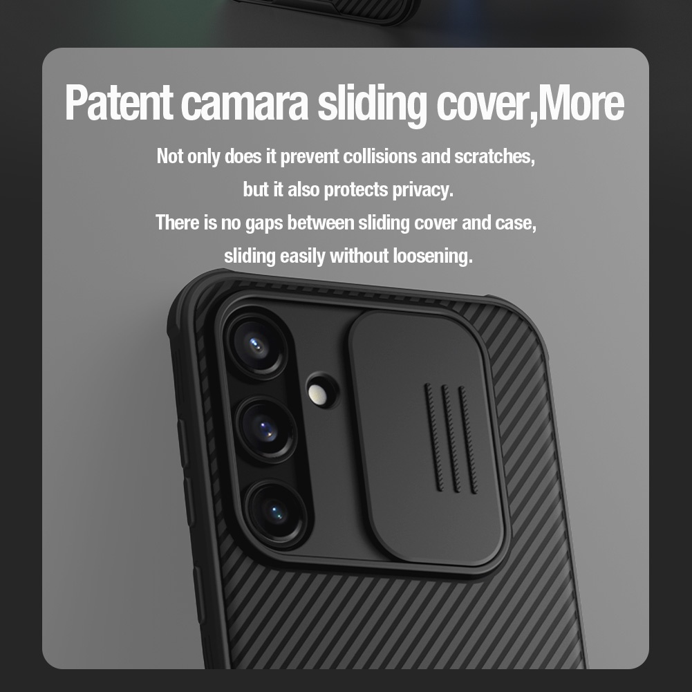 Detalhes do Capa Para Telefone Nillkin CamShield Pro Samsung Galaxy A35 Câmera Proteção Deslizante PC Dura À Prova De Choque