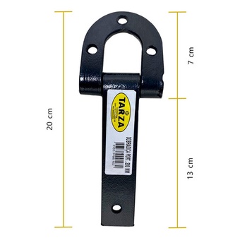 6 Unidades Dobradiça Para Porteira Ferradura Forjada 200mm Tarza