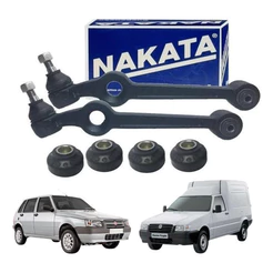 Kit Par Braço Oscilante e Buchas - Fiat Uno / Fiorino / Elba / Prêmio - Nakata NBJ4001P