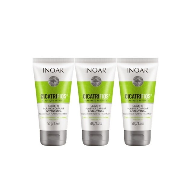 Inoar Kit Cicatrifios 3 Leave-in 50g em Oferta na Shopee