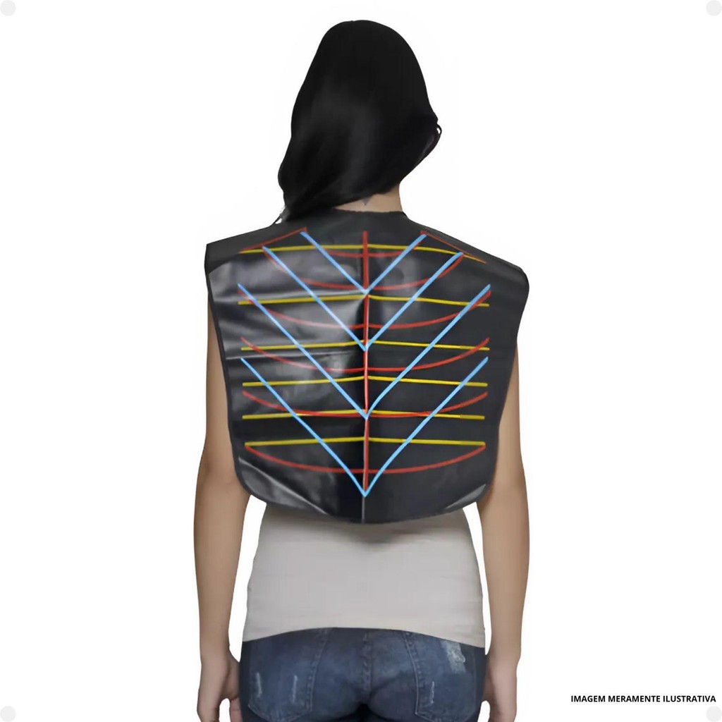 Capa Geométrica Importada Santa Clara Preta/Colorida em Oferta na Shopee