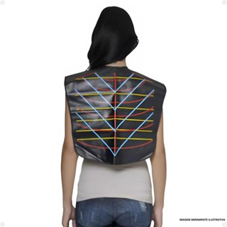 Capa Geométrica Importada Santa Clara Preta/Colorida em Oferta na Shopee