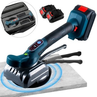 Maquina De Assentar Piso Elétrica Recarregável Com 2 Baterias 68v Linha Premium