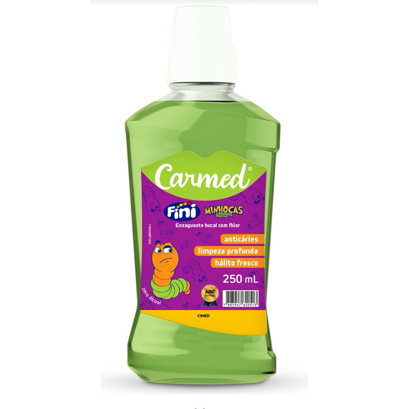 Enxaguante Bucal Carmed Fini Minhocas 250ML