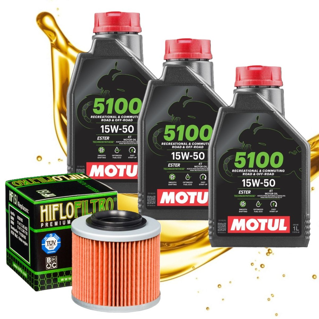 Troca de Óleo P/ Bmw G 650 Gs / F 650 Gs Motul 15w50 + Filtro Hiflo em Oferta na Shopee
