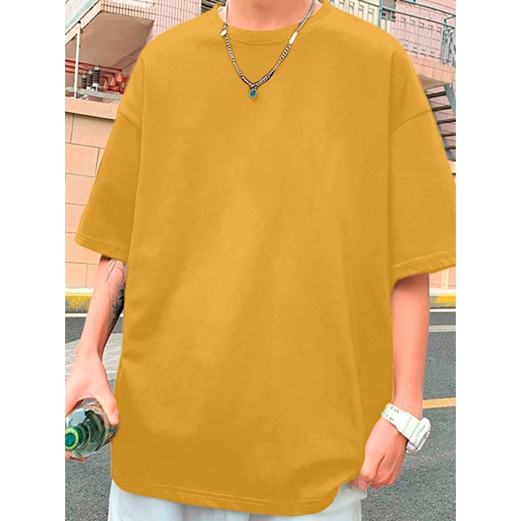 Camiseta Simples Lisa Confortável Unissex Oversized T Shirt Academia Blusa Básica Esportiva