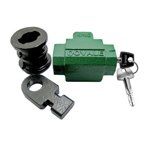 Cadeado Solo p/ Porta Aço Dovale King 3 Segredos Iguais