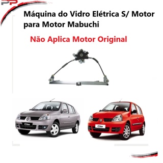 Máquina Vidro Eletrico Sem Motor Direito Clio 99-16 4 Portas - Mabuchi em Oferta na Shopee