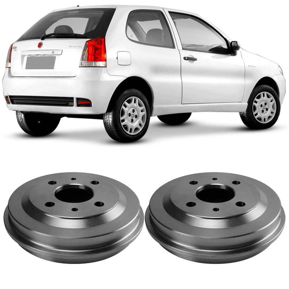 Par Tambor Freio Palio 96 A 2014 Tras S/cubo Hipper Freios - Spare Parts and Accessories for Vehicles