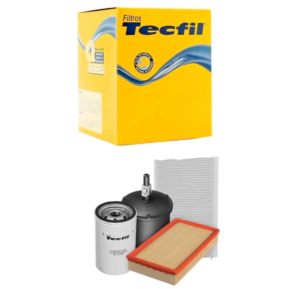 Kit Troca De Filtros Gol G4 1.6 Gasolina 97 A 2014 Tecfil