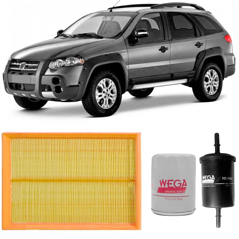 Kit Filtro Ar Óleo Combustível Palio Weekend 2001 A 2017 em Oferta na Shopee