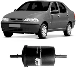 Filtro Combustivel Fiat Siena 1.0 2001 A 2003 Wega