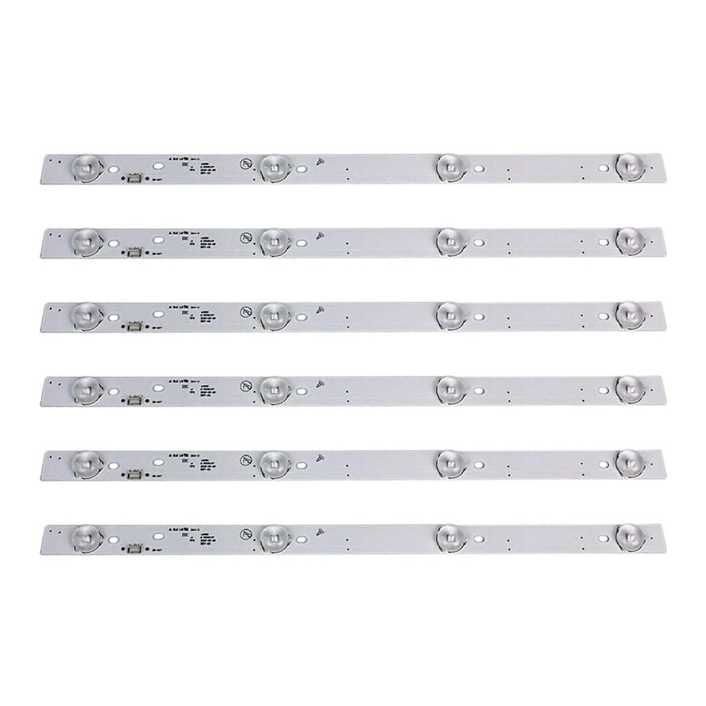 Kit Completo 6 Barras De Led Dl4053 40l2500 40l1500 - Novo