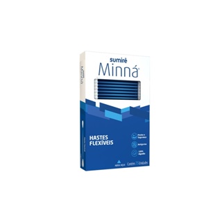 Hastes Flexíveis Minná Tradicional c/75un em Oferta na Shopee