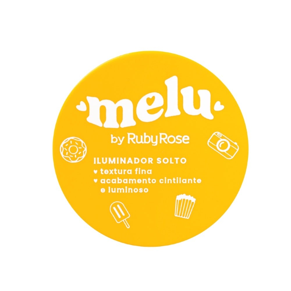 Iluminador Pó Solto Ruby Rose Melu RR8612 em Oferta na Shopee