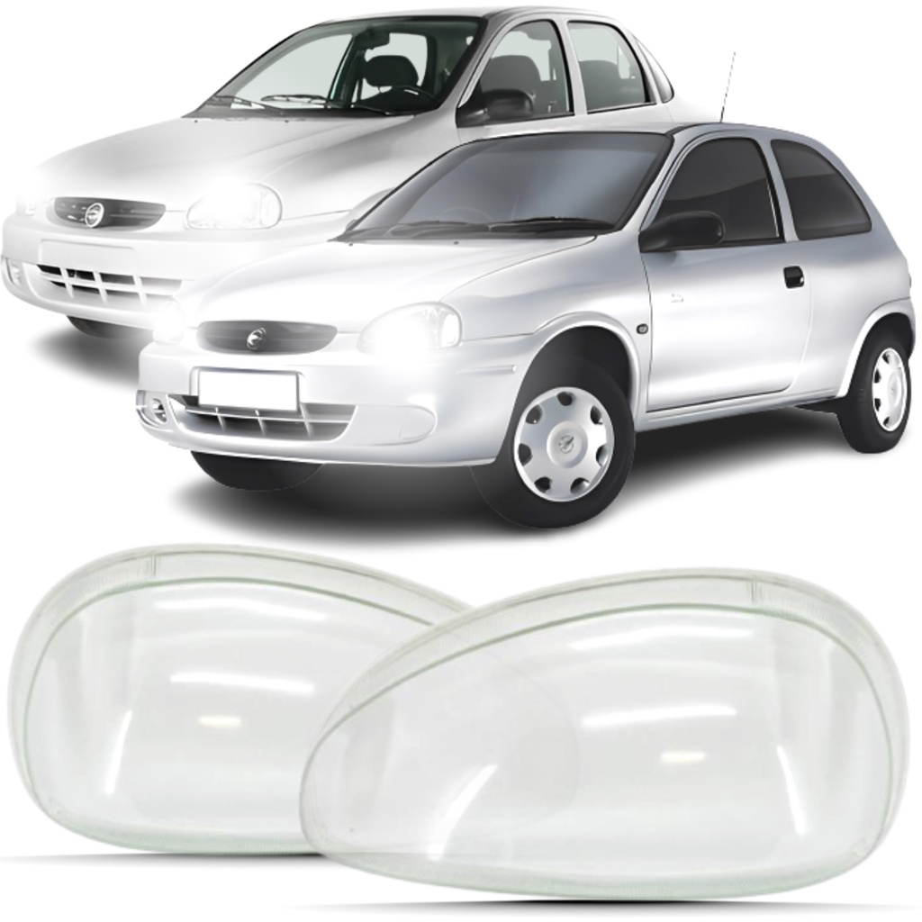 Par Lente Farol Corsa Classic 00 2001 2002 2003 2004 á 2009 em Oferta na Shopee