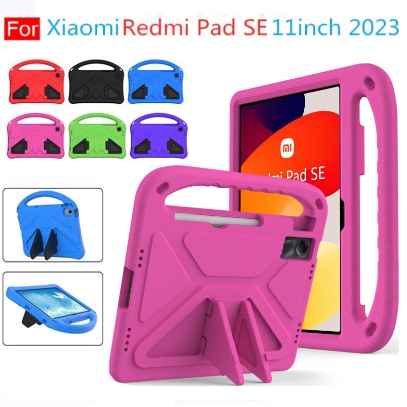 Estojo Para Xiaomi Redmi Pad SE 11inch 2023 Kids Eva Segurança Infantil À Prova De Choque De Suporte Seguro De Espuma Crianças Aprendendo Capa Empresarial