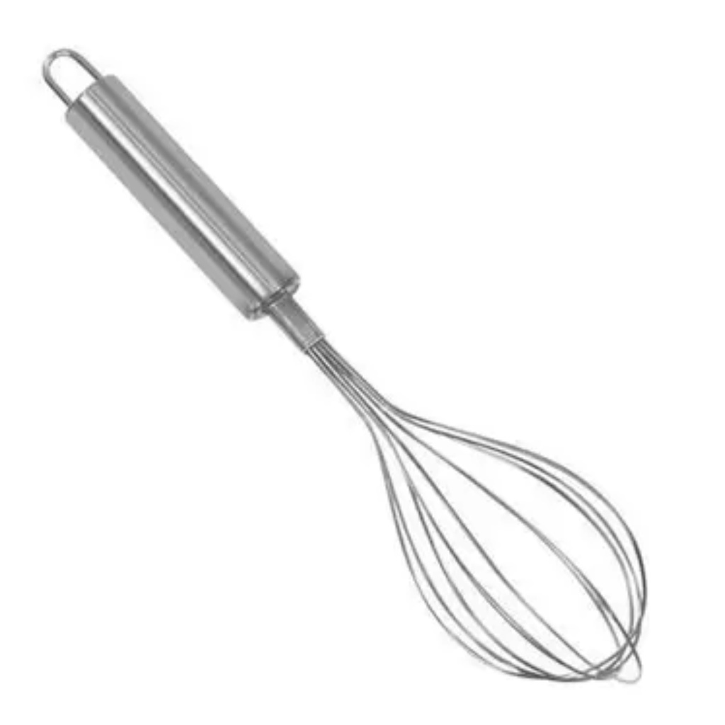 1 Batedor de Ovos Em Inox Fue Fouet UnyHome Profissional para cozinhas Confeitaria padaria