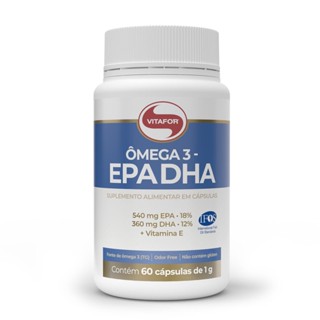 Ômega 3 EPA DHA Fonte de Ômega 3 com Vitamina E - 60 Capsulas - Vitafor