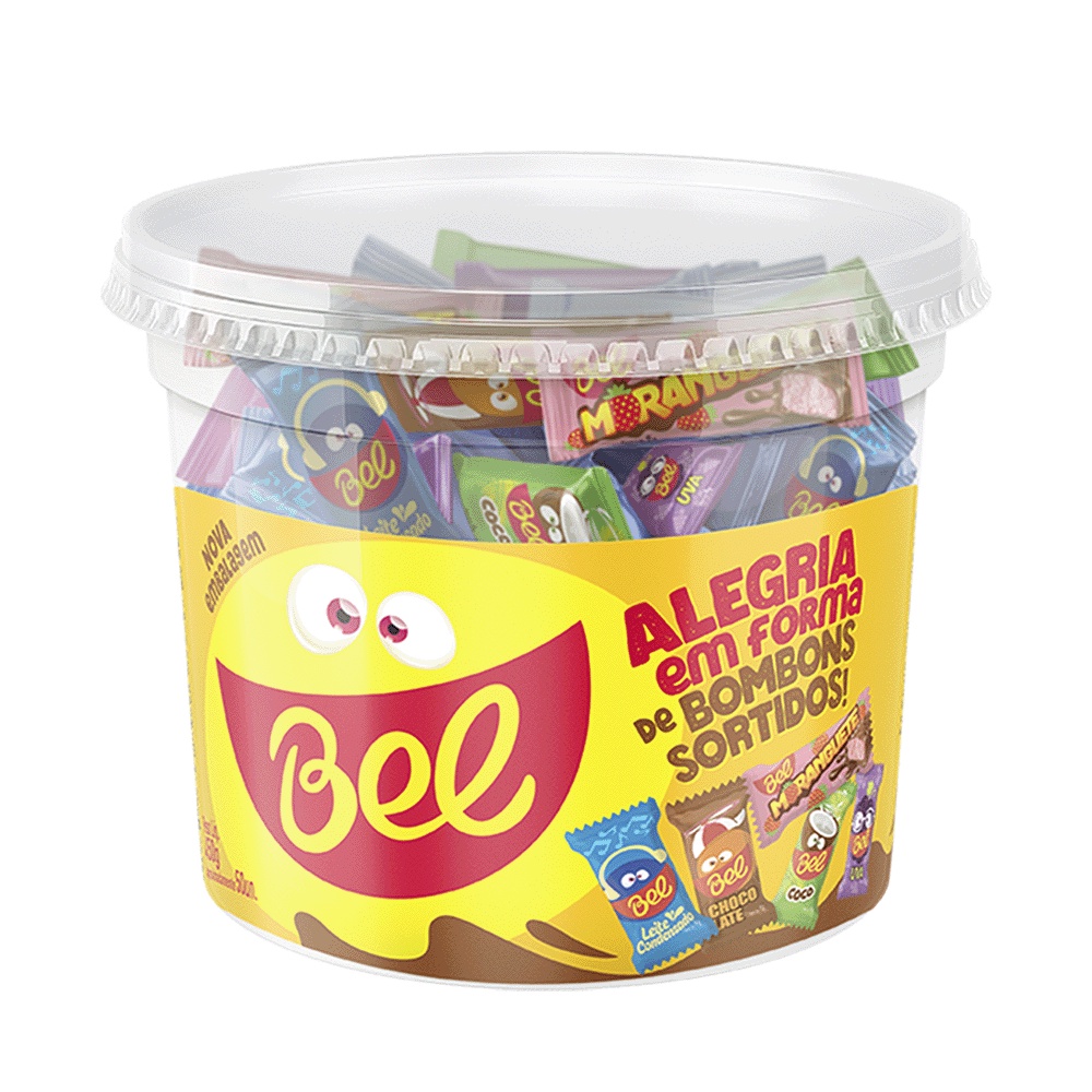 Bombons Sortidos Pote 450g (Aprox. 50un x 9g) em Oferta na Shopee