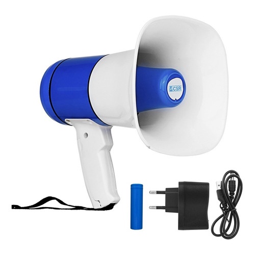 Megafone De Mão Profissional Com Bateria Recarregável, Gravador E Usb NT400 CSR em Oferta na Shopee