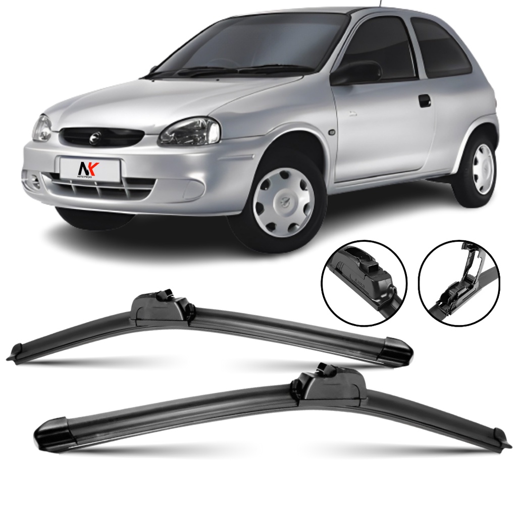 Par Palheta Limpador Parabrisa 18" Corsa Classic 94 95 96 97 á 2002