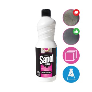 Detergente Desincrustante Clorado Gel Sanol Pro 1lt