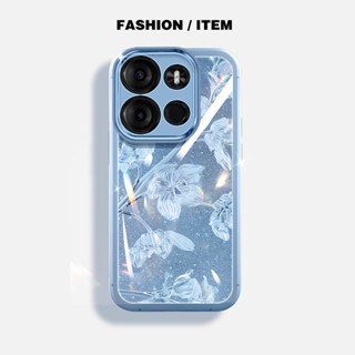 Capa Protetora Para Xiaomi Redimi Poco X6 Pro M6 K70E Advanced Shiny Bauhinia Flower Phone Macia De Silicone Anti-Gotas