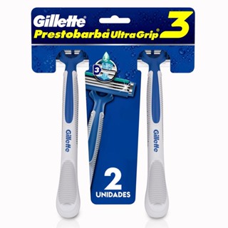 Aparelho de Barbear Gillette Prestobarba Ultragrip 3 c/ 2 Unidades