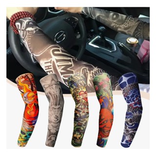 Manguito Proteção Solar P/ Braço Com Cores Tatuagem Promocao