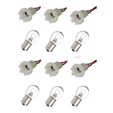 Kit Soquete + Lampada Universal Adaptacao Lanterna 2 Polos em Oferta na Shopee