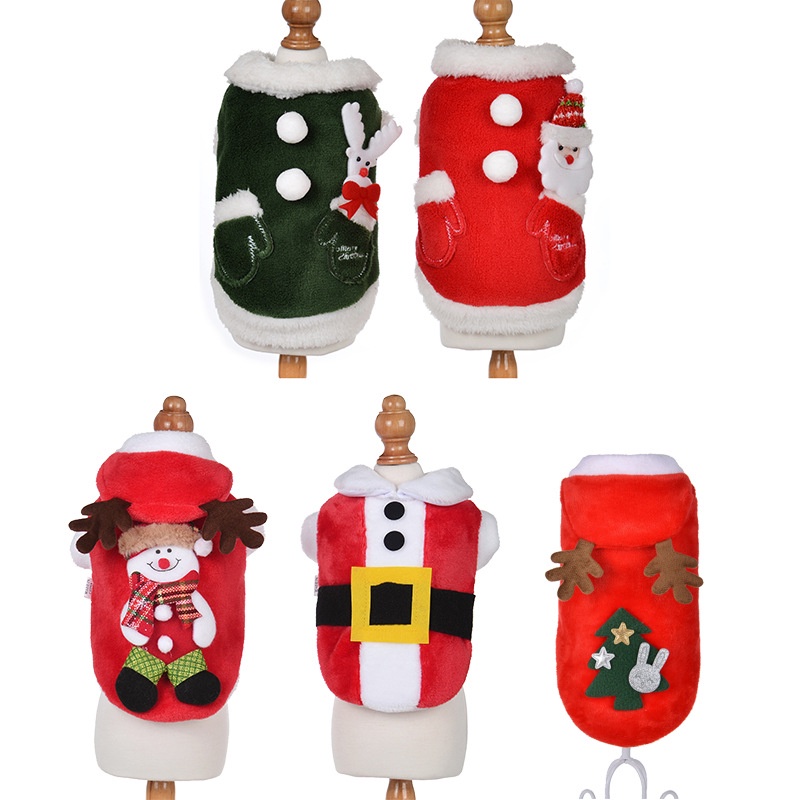 Roupas para animais de estimação roupas de inverno roupas festivas Halloween natal roupas para cães Elk roupas de natal 