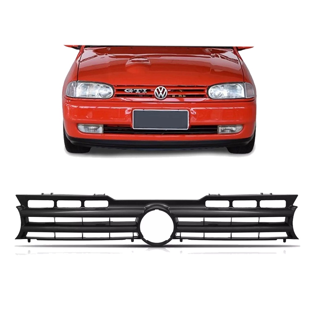 Grade Frontal Radiador Gol Parati Saveiro G2 Bola 95 96 97 98 99 Preta