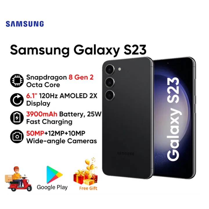 Novo Smartphone Samsung Galaxy S23 5G | Qualcomm Snapdragon 8 Geração 2 6,1 " Dinâmico AMOLED Tripla Câmera Traseira 50MP 3900 mAh Versão Global Preço Baixo