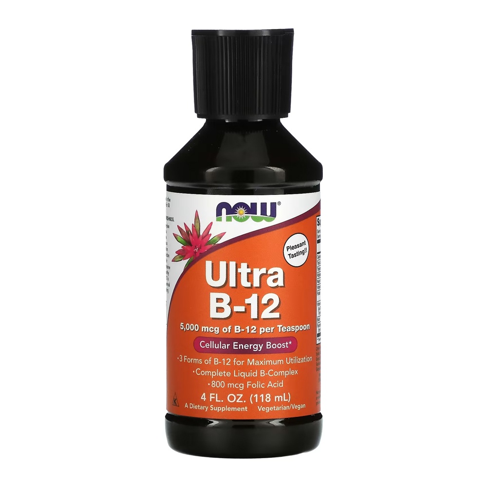 Ultra B-12 Vitamina Complexo B Now Foods 118ml Importado em Oferta na Shopee